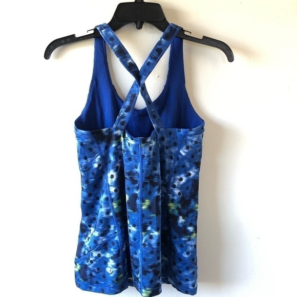 Lululemon Kanto Catch Me Tank Blue & Black 6 - Picture 2 of 9